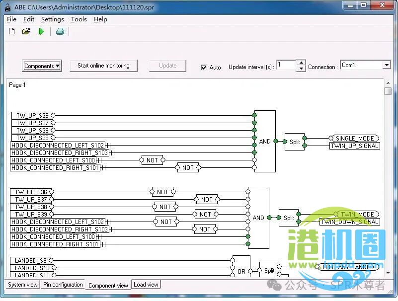 BROMMA双箱吊具程序原理——吊具中锁上下信号