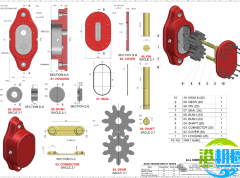 齿轮泵简单装配图及工作原理分享