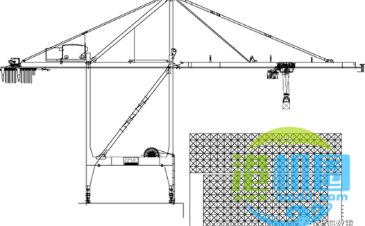 上海数重技术分享:岸边集装箱起重机大梁偏斜矫正技术
